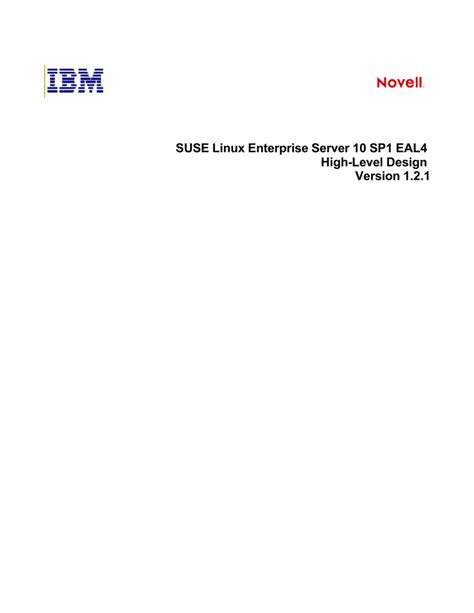 IBM 10 SP1 EAL4 Manual pdf manual